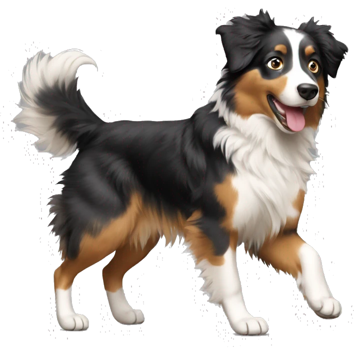 Australian Shepard dancing  emoji