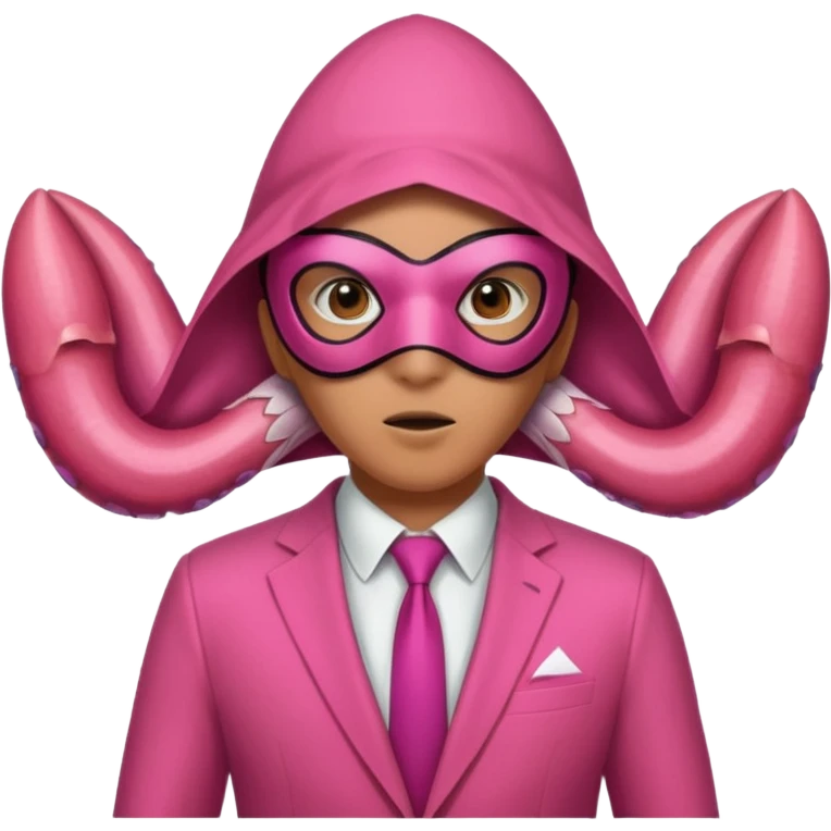 squid game pink suit triangle emoji