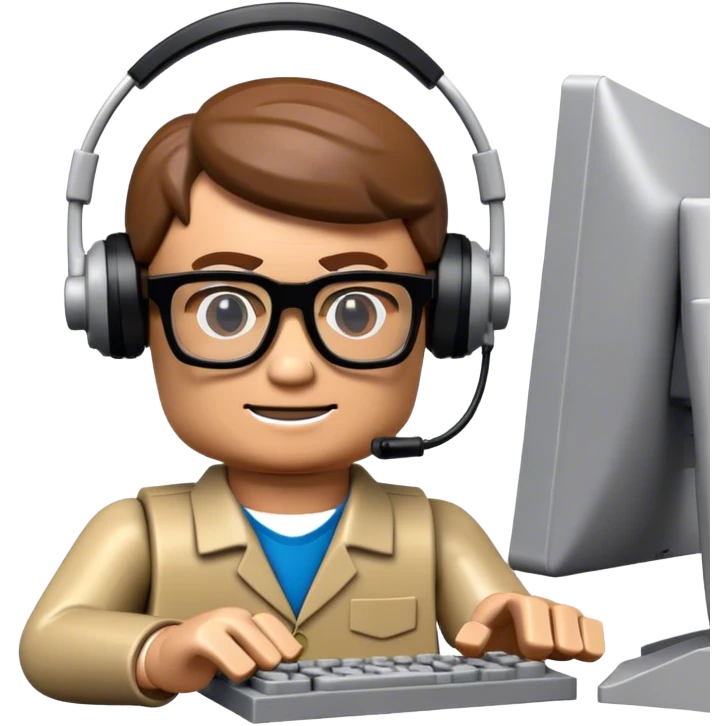 lego homme informaticien emoji