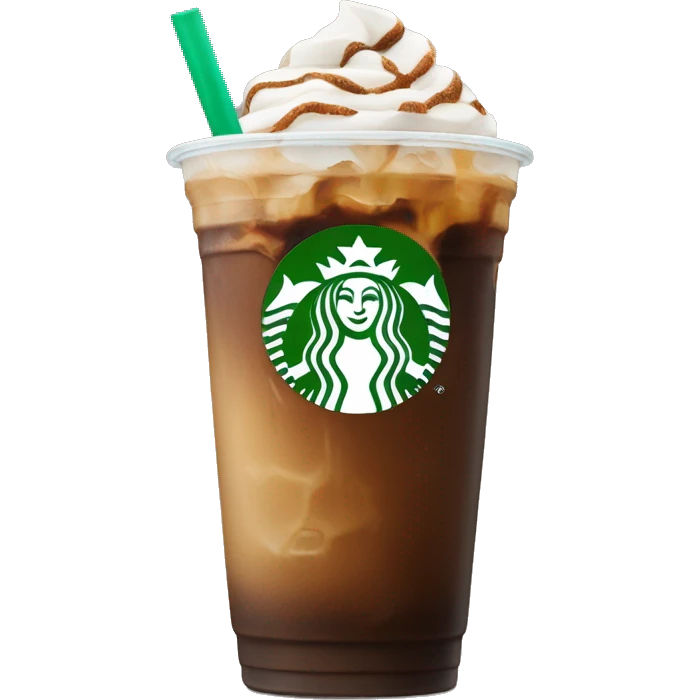 Starbucks iced coffee emoji