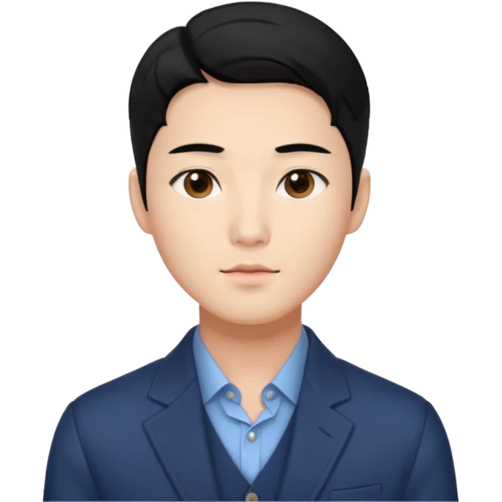 Create a handsome korean men  emoji