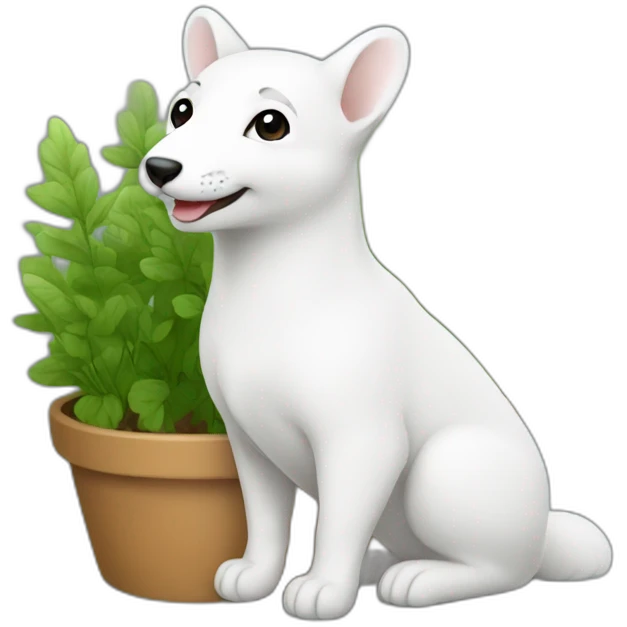happy gardener white ermine emoji