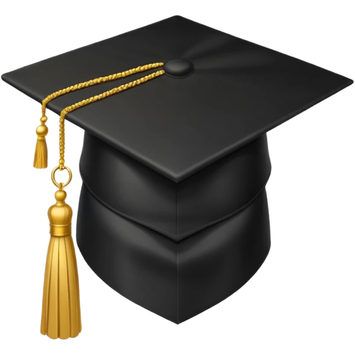 university grad hat  emoji
