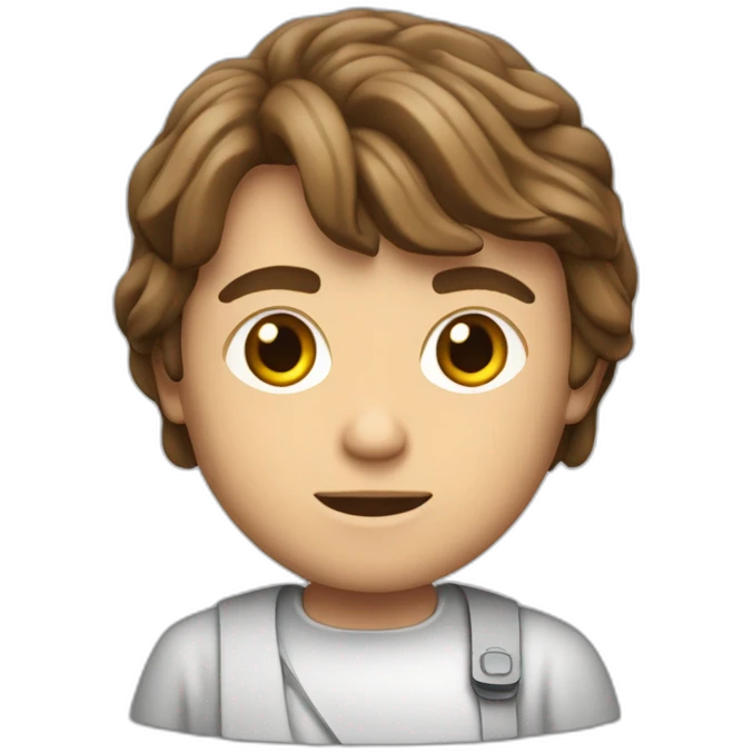 Luke dans Star Wars buvant un café emoji