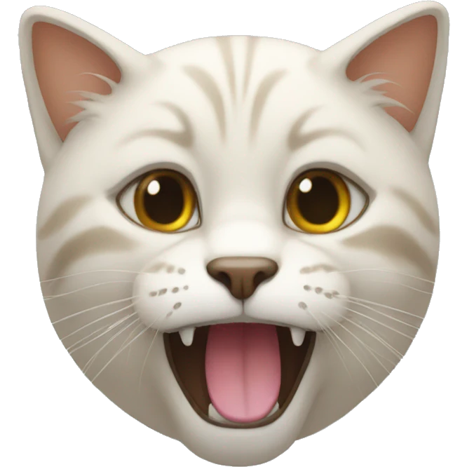 Mewing emoji