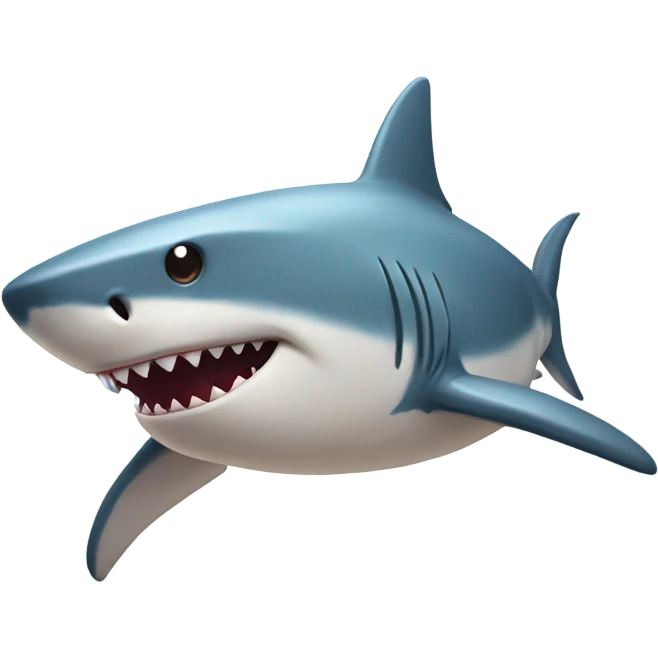 romantic shark emoji