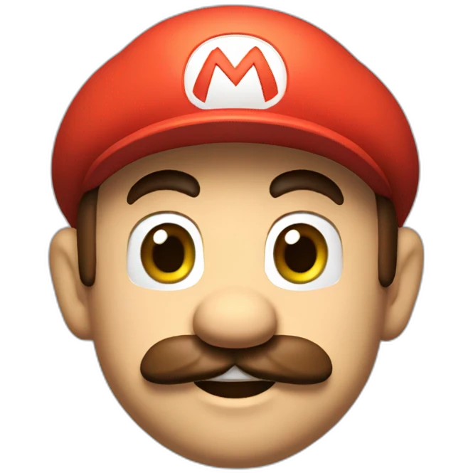 super mario that indicated you've been doing a very good job emoji