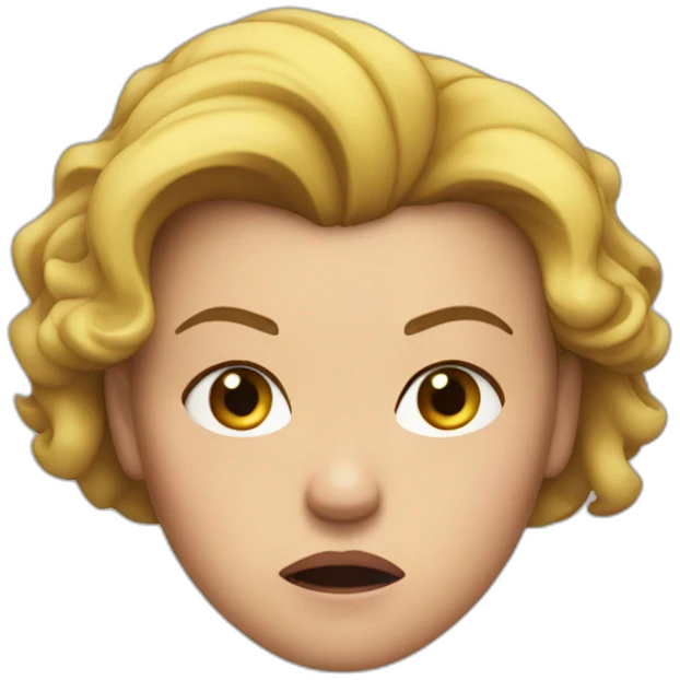 Angry scarlet johansen emoji