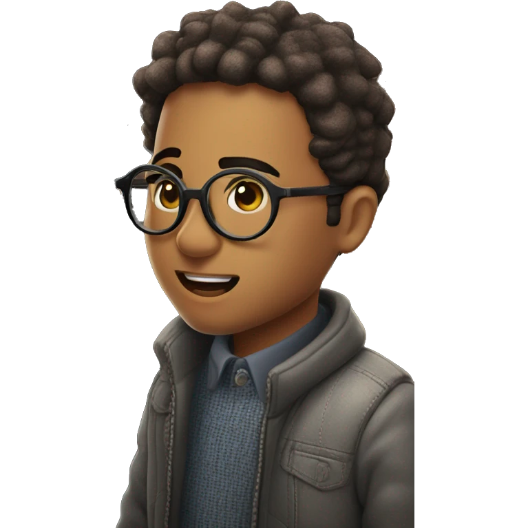 cool glasses in focus emoji