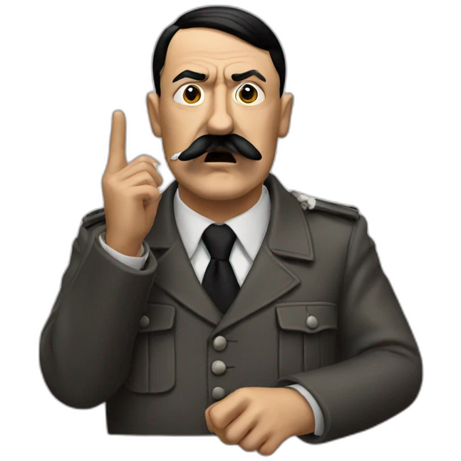 Hitler smoke emoji