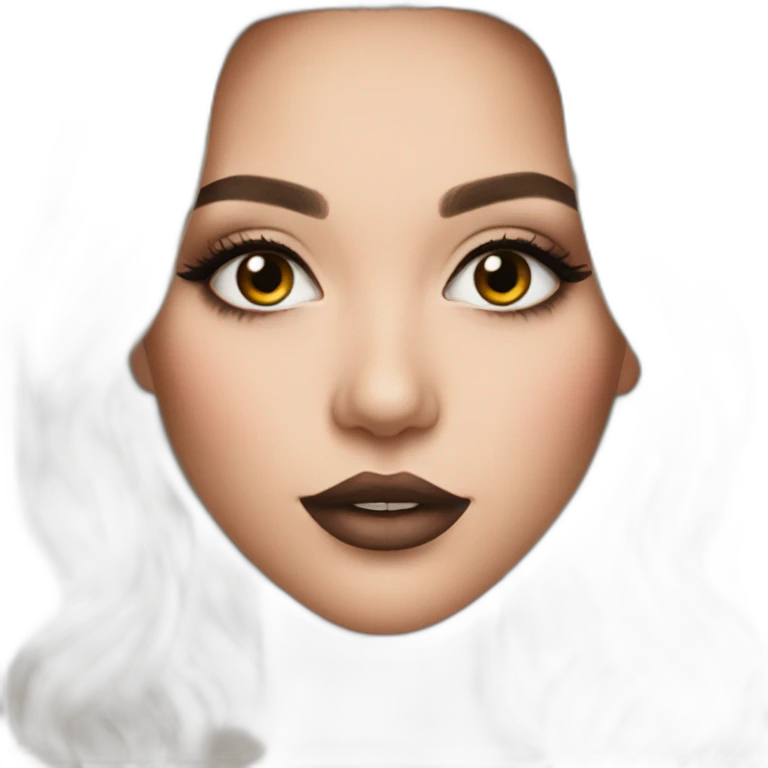 Morgane makeup emoji