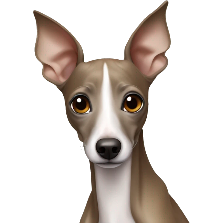 Fawn Italian greyhound emoji