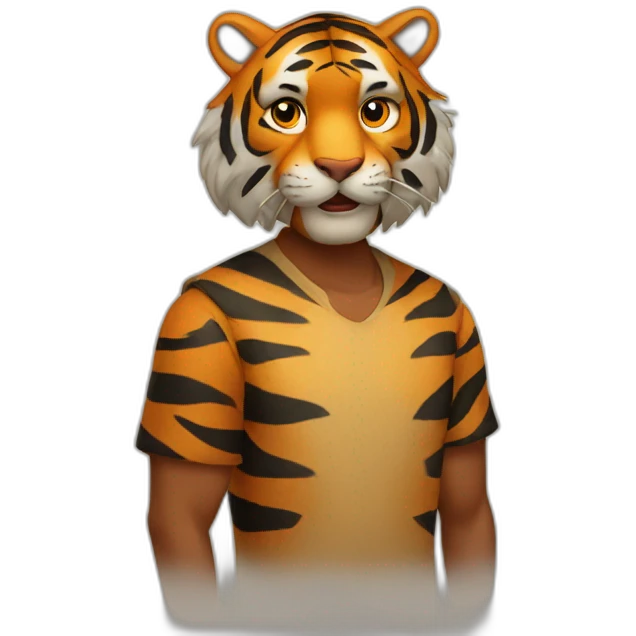Tiger man emoji