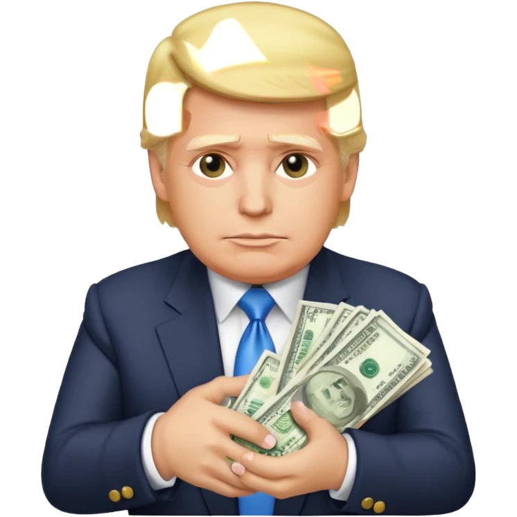trump with money  emoji