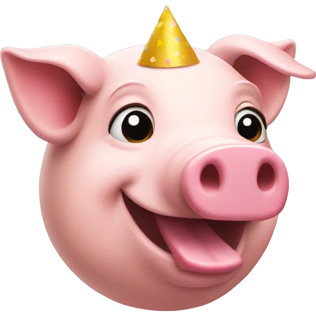 Party pig emoji