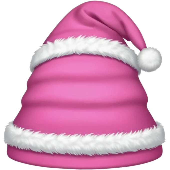 pink christmas hat emoji