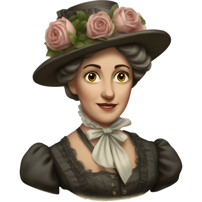 victorian woman emoji