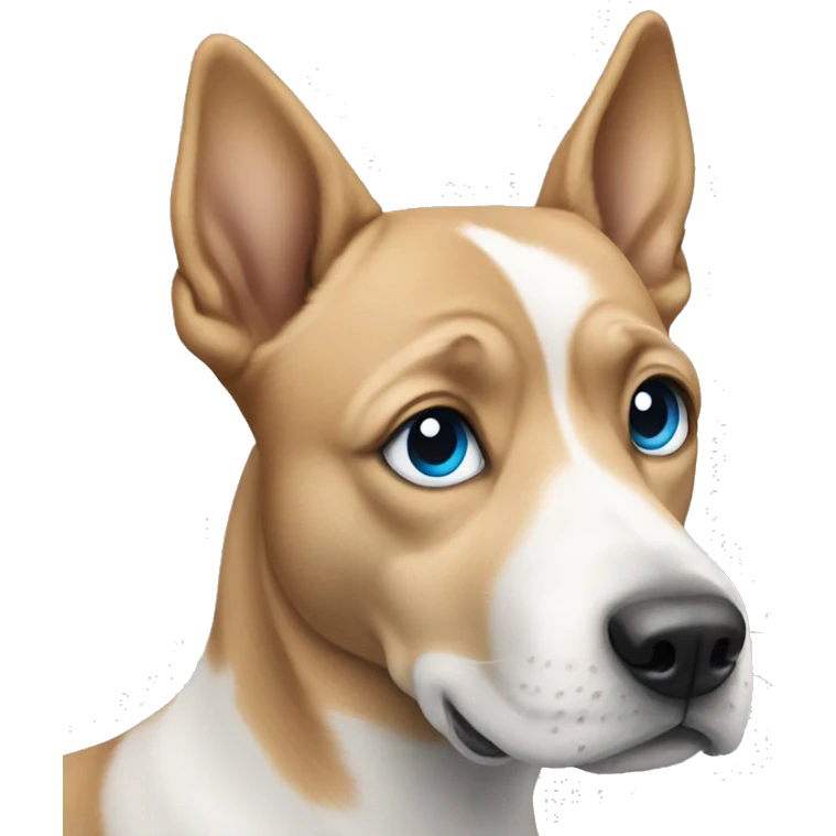 Dog with light blue eyes emoji