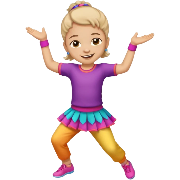 طفل يرقص emoji