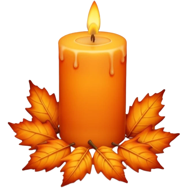 Candle of autmn  emoji