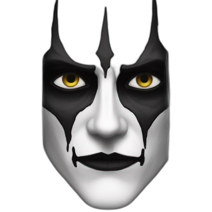 black metal corpsepaint emoji