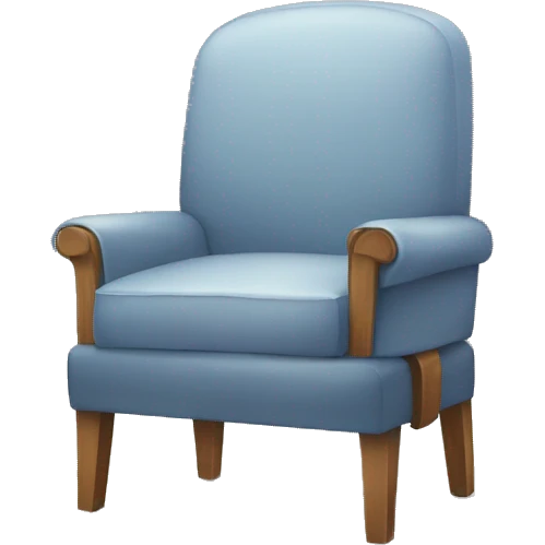 a crying chair emoji