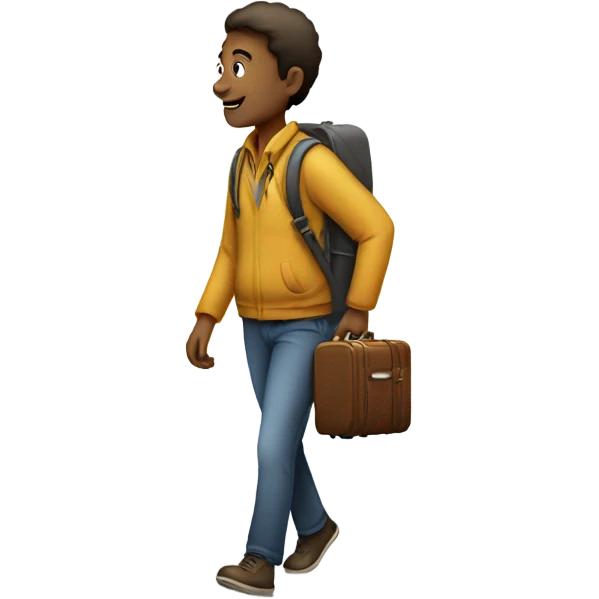 walk for travel emoji