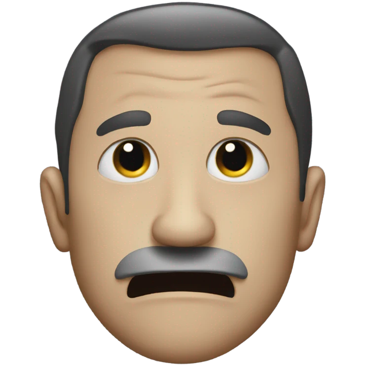 Scary man  emoji