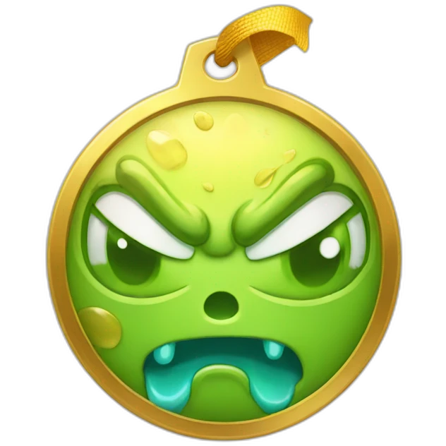 angry slime golden medal emoji