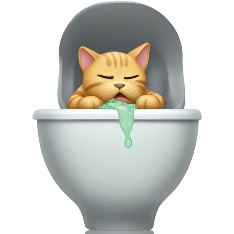cat vomiting  emoji