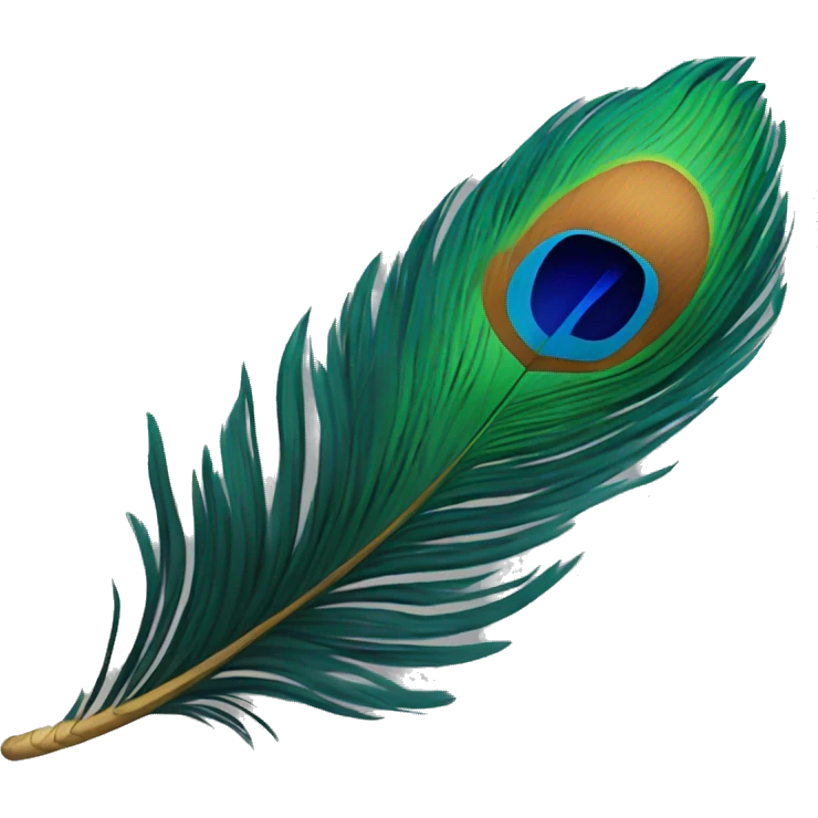 Peacock feather  emoji