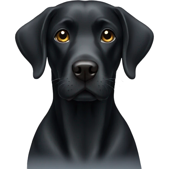 black labrador emoji