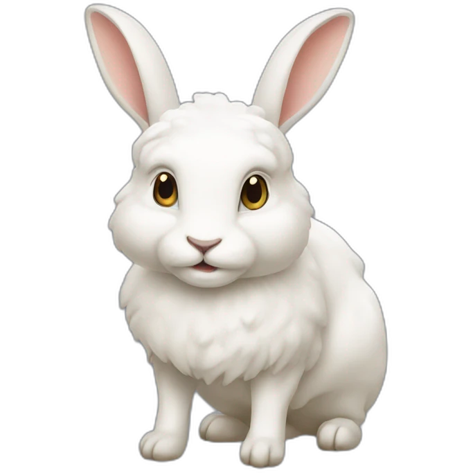 Chèvre qui mange du lapin emoji