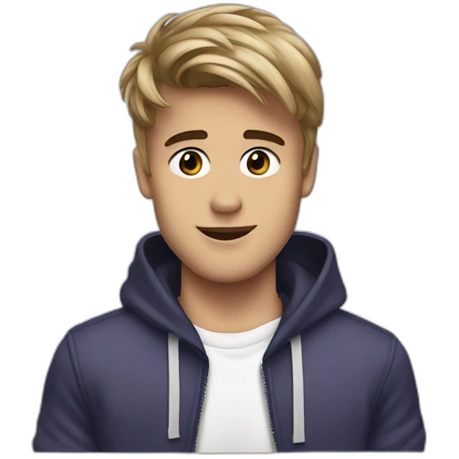 Justin bieber in love emoji