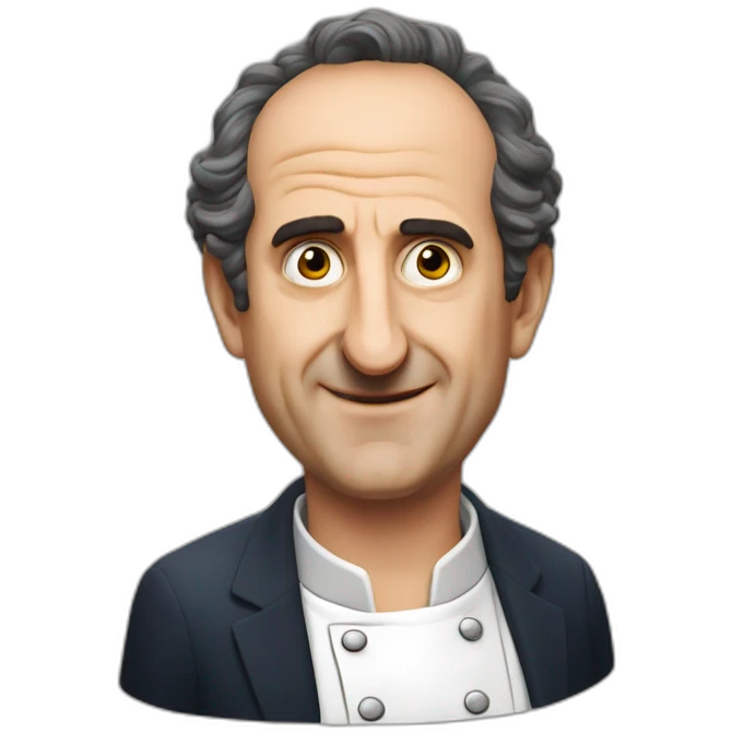 Armando Iannucci cooking pasta sauce emoji