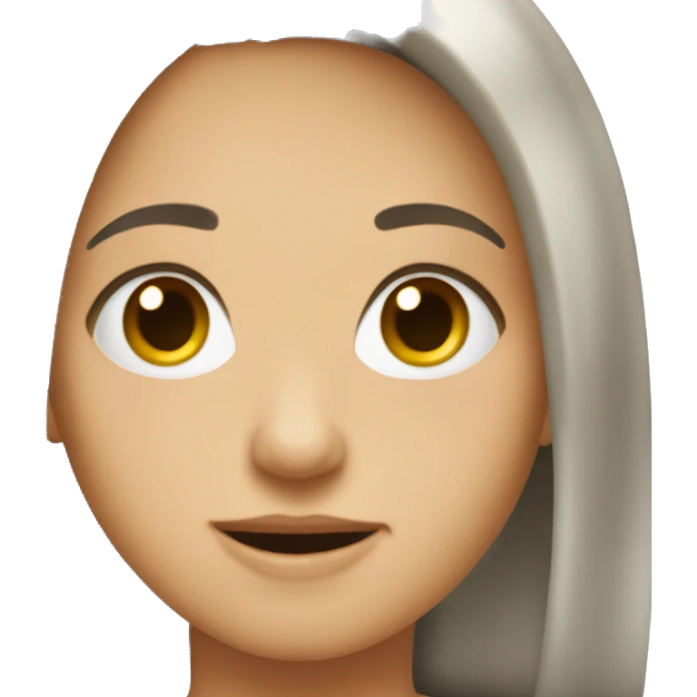Девочка в пледе пьет кофе emoji