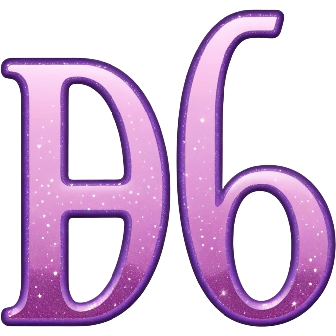 The word beautiful with glitter emoji