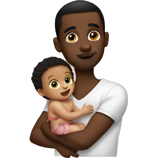 diddy with baby emoji