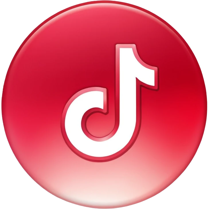 tiktok logo koji sija i ima transparentnu pozadinu emoji