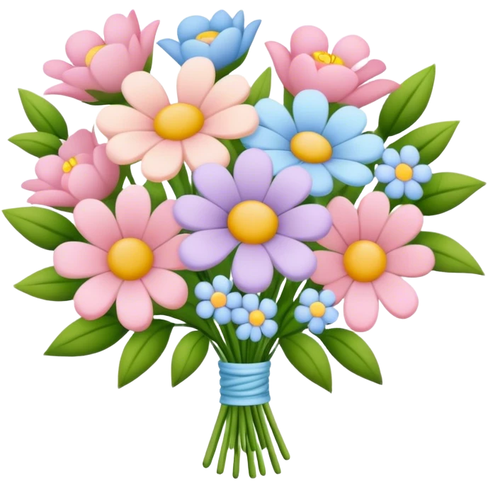 Small Pastel bouquet emoji