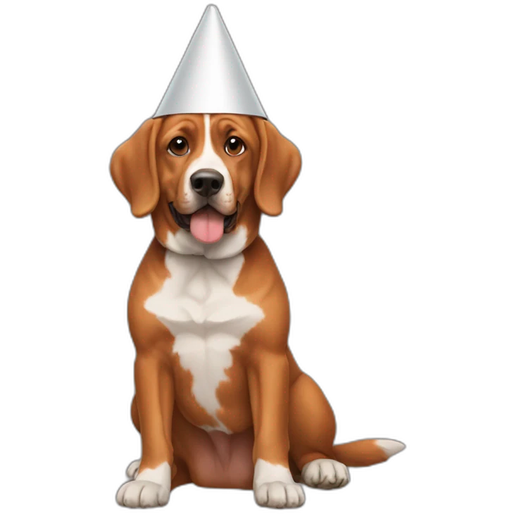 hutch the cone dog emoji