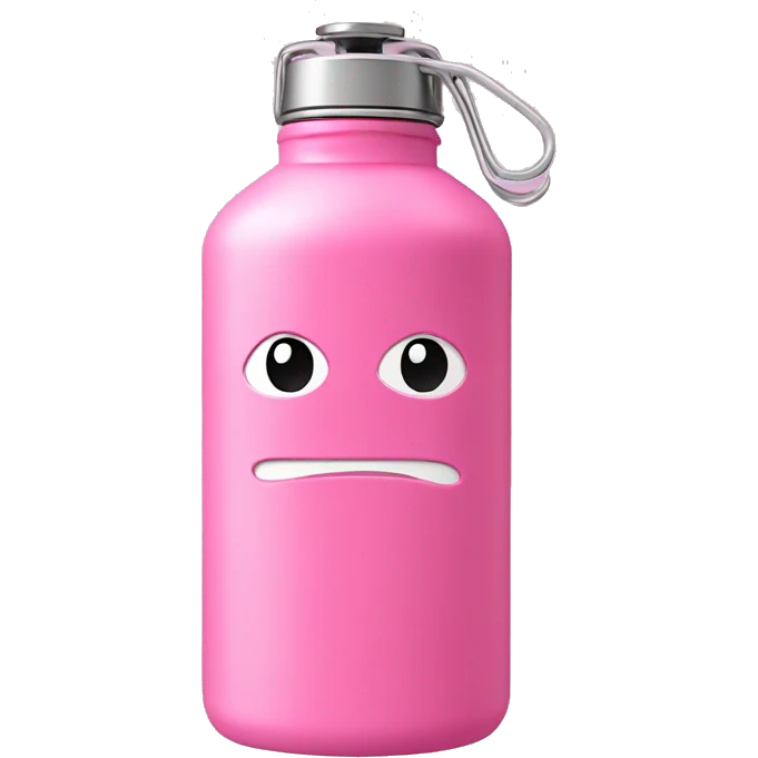 owala water bottle pink emoji