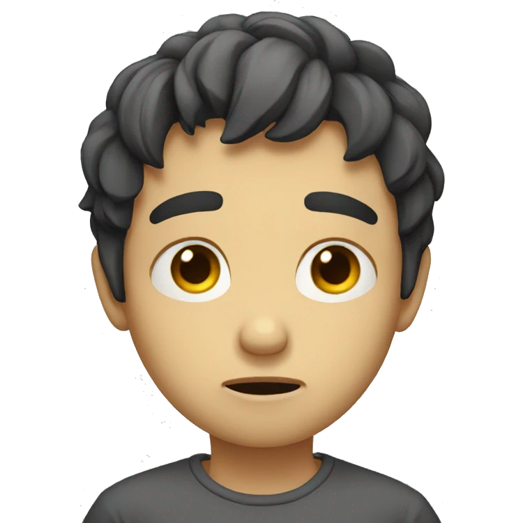 Sad boy emoji
