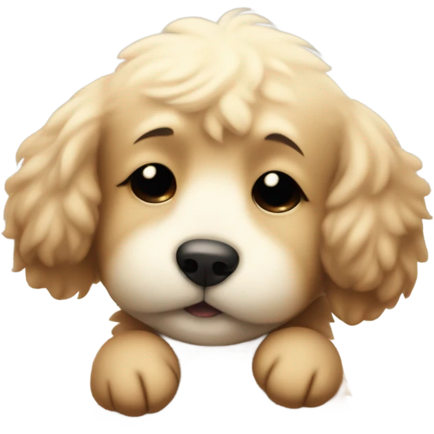 Sleepy puppy emoji