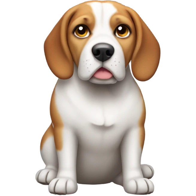 obese beagle emoji