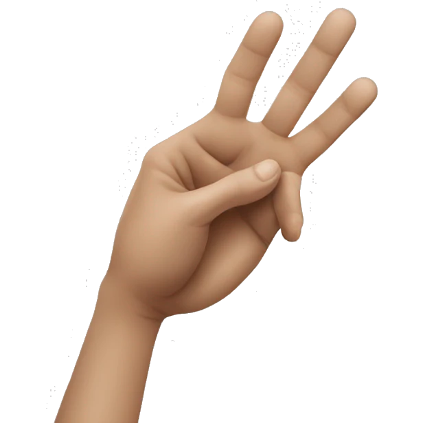 hand making a L emoji