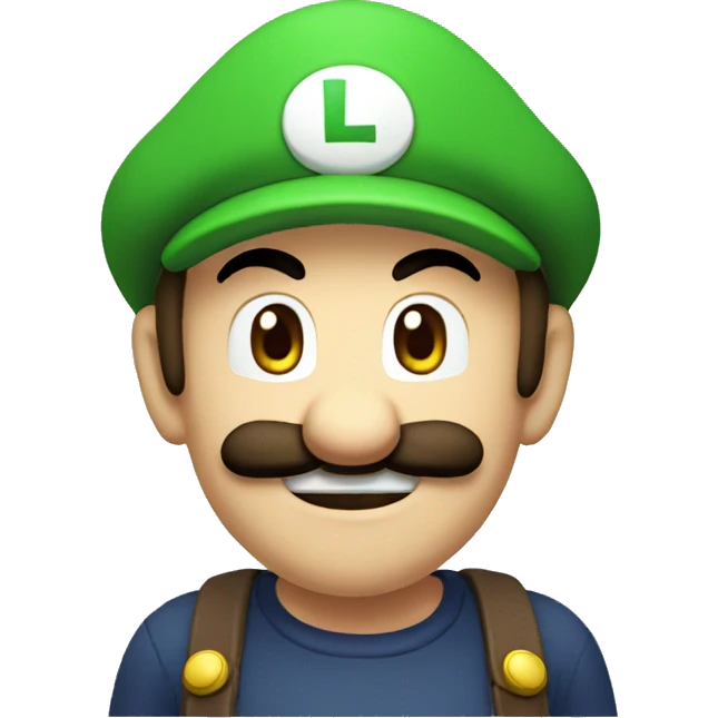 Luigi evil emoji