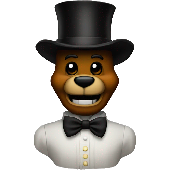 Freddy fazbear tophat emoji