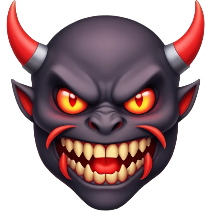 demon wit grills emoji