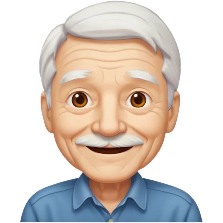 Create an avatar of old man emoji